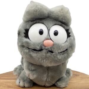 Vintage 1983 Nermal Cat Garfield Stuffed Animal Plush Toy